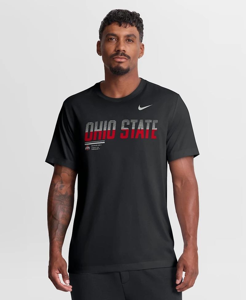 Nike Men's Ohio State Buckeyes Sideline Legend Dri-fit T-Shirt