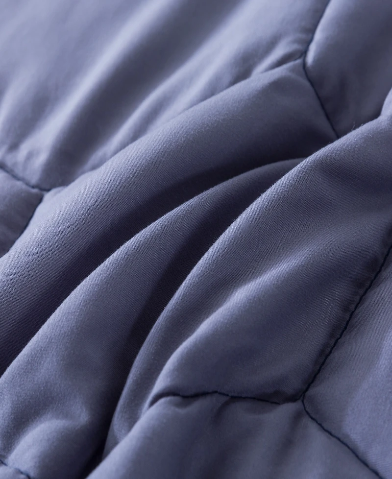 St. James Home Honeycomb Down Alternative Contrast Trim Blanket
