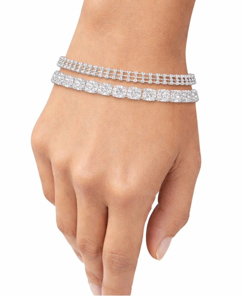 And Now This Cubic Zirconia Tennis Bracelet Duo