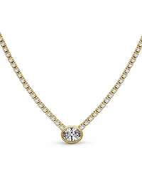 And Now This Cubic Zirconia Tennis Necklace