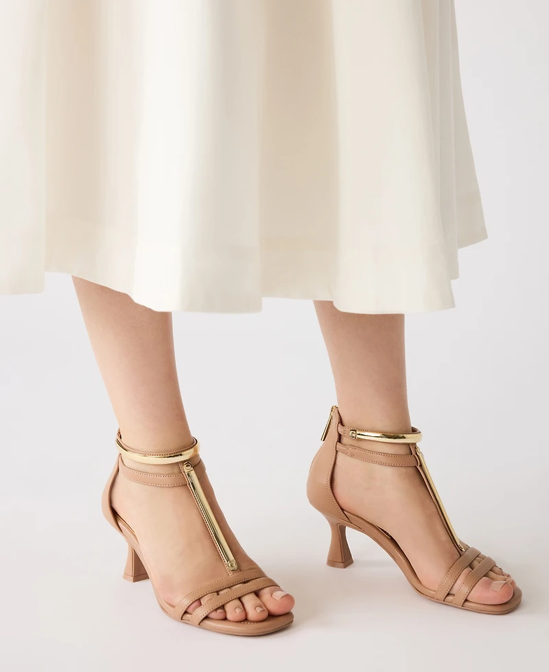 Anne Klein Women's Juliet Kitten Heel Dress Sandals