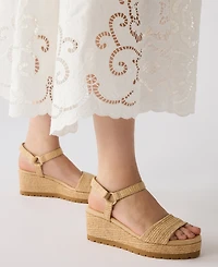 Anne Klein Women's Natasia Round Toe Wedge Sandals