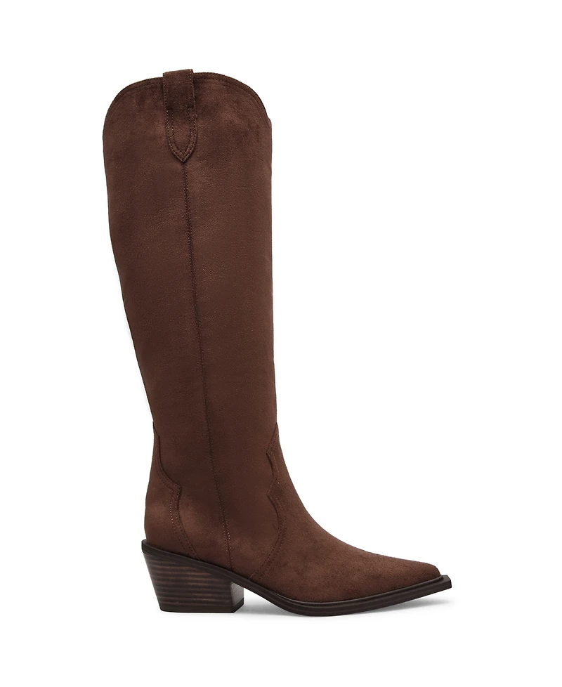 Dv Dolce Vita Women's Greva Tall Pull-On Cowboy Western Boots