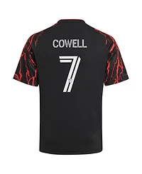 Adidas Big Boys and Girls Cade Cowell Black New York Red Bulls 2026 The Rooted Kit Replica Jersey