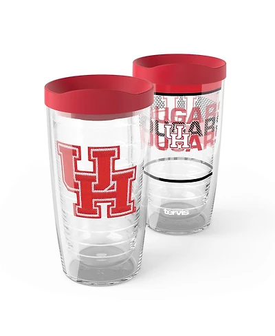 Tervis Houston Cougars 2-Pack 16oz. Competitor Emblem Tumbler Set