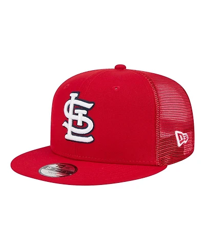 New Era Big Boys and Girls Red St. Louis Cardinals 9FIFTY Trucker Snapback Hat