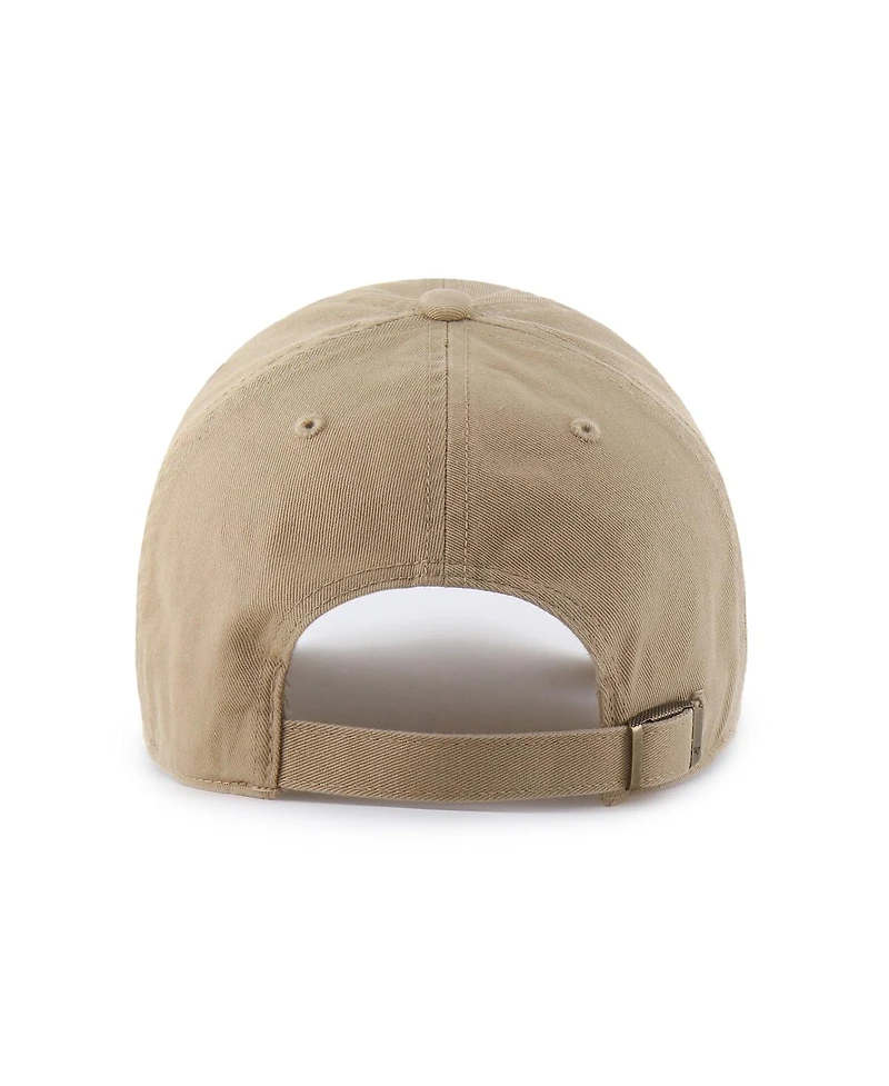 '47 Brand Men's Khaki Buffalo Sabres Logo Clean Up Adjustable Hat