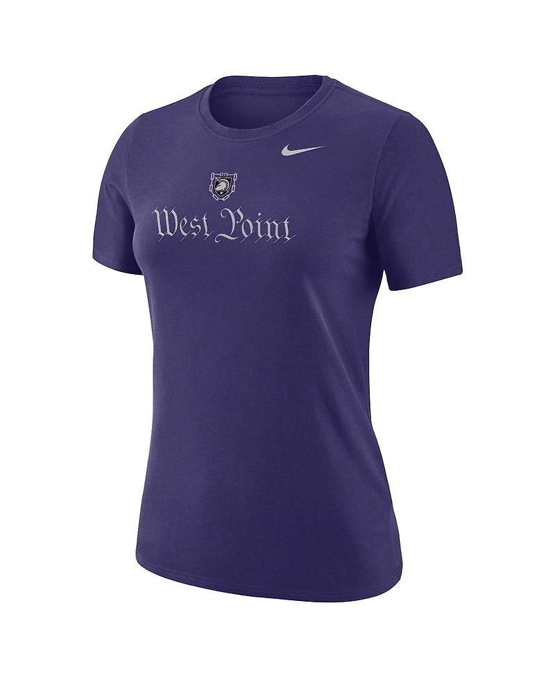 Nike Women's Purple Army Black Knights West Point 250 Collection Dri-fit T-Shirt