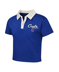 Outerstuff Big Girls Royal Chicago Cubs Base Trainer Johnny Polo and Skort Set