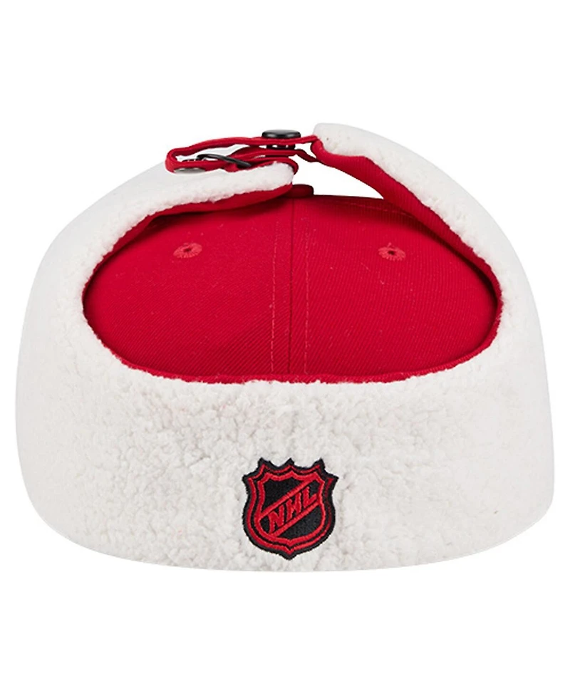 New Era Men's Red Jersey Devils Injection Dog Ear Classic Fitted Hat