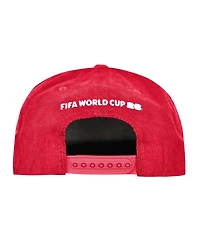 Outerstuff Men's Red England National Team Fifa World Cup 2026 Corduroy Snapback Hat