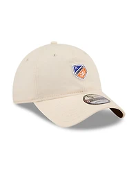 New Era Men's Beige Fc Cincinnati Micro Team Logo 9TWENTY Adjustable Hat
