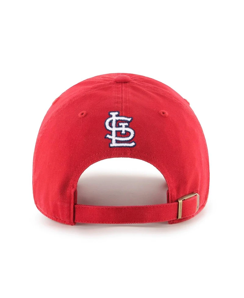 '47 Brand Men's Red St. Louis Cardinals Ice Cream Helmet Clean Up Adjustable Hat