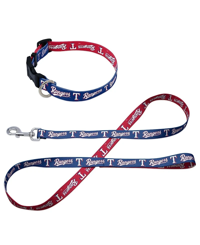 Wincraft Texas Rangers Pet Leash and Collar Set