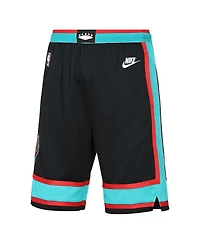 Nike Big Boys and Girls Black Memphis Grizzlies Hardwood Classics Dri-fit Swingman Shorts