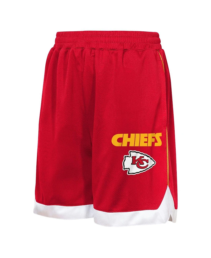 Outerstuff Big Boys and Girls Red Kansas City Chiefs All Star Mesh Shorts