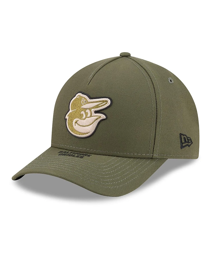 New Era Big Boys and Girls Olive Baltimore Orioles 2026 Armed Forces Day 9FORTY M-Crown Adjustable Hat