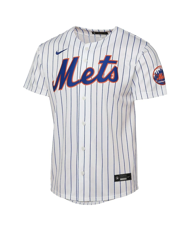 Nike Big Boys and Girls White New York Mets Home Stadium Jersey