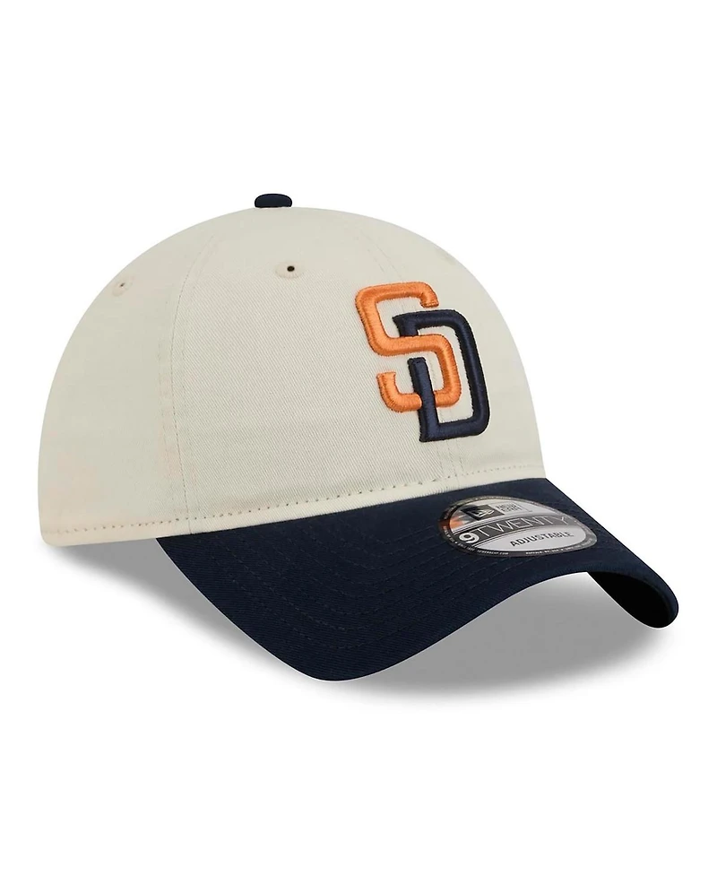 New Era Men's Cream/Obsidian San Diego Padres 2026 City Connect 9TWENTY Adjustable Hat