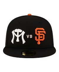 New Era Men's Black San Francisco Giants vs. Monterrey Sultanes 2026 Matchup 59FIFTY Fitted Hat