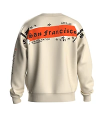 Fanatics Women's Beige San Francisco Giants Graffiti Fleece Sweatshirt