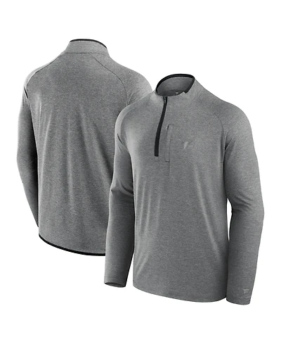 Fanatics Men's Black Texas Longhorns Mock Neck Half-Zip Pullover Jacket
