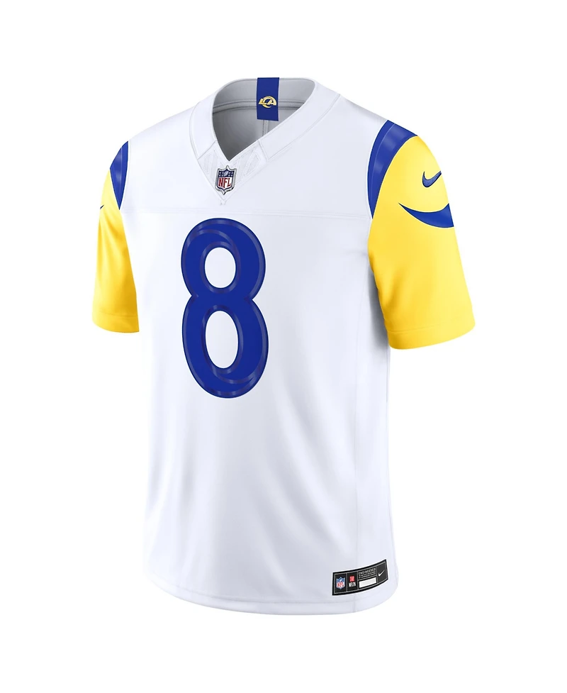 Nike Men's Jared Verse White Los Angeles Rams Vapor F.u.s.e. Sewn Down Limited Jersey