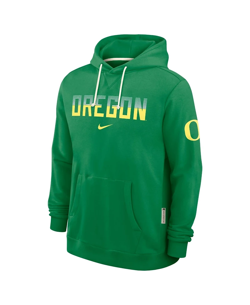 Nike Men's Green Oregon Ducks 2026 Sideline Standard Issue Dri-fit Hoodie