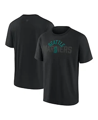 Fanatics Men's Seattle Mariners Black Out Heavyweight T-Shirt