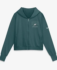 Nike Women's Midnight Green Philadelphia Eagles Primetime Full-Zip Hoodie
