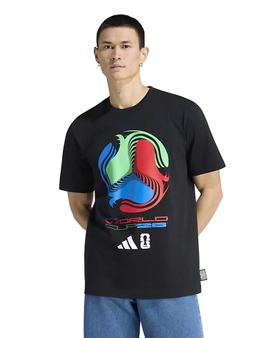 Adidas Men's Black 2026 Fifa World Cup Tour T-Shirt