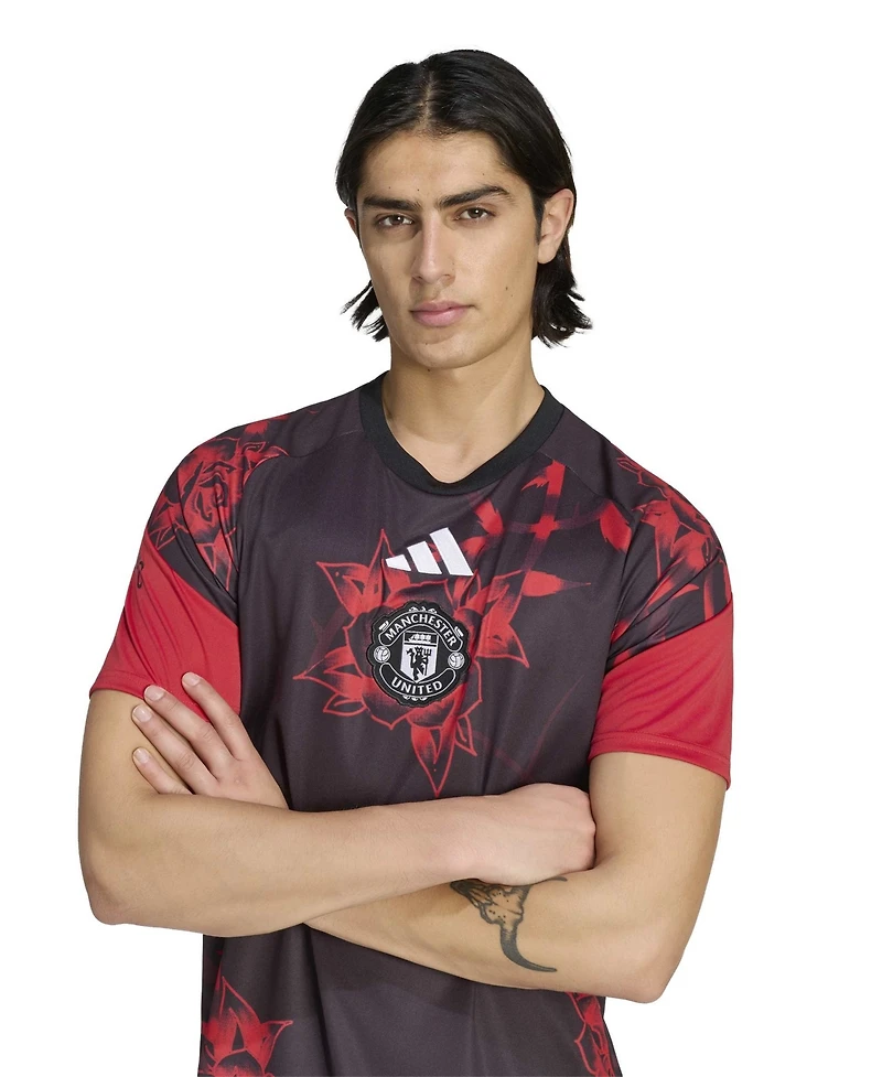 Adidas Men's Black Manchester United Home 2026/27 Pre-Match Jersey