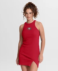 Fanatics Women's Scarlet San Francisco 49ers Push Beyond Tri-Blend Ribbed Sleeveless Dress