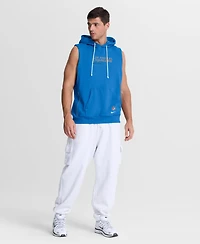 Nike Men's Powder Blue Los Angeles Chargers Sideline Standard Issue Dri-fit Sleeveless Hoodie