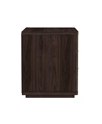 Manhattan Comfort Evelyn 2-Piece 32" 3-Drawer Nightstands