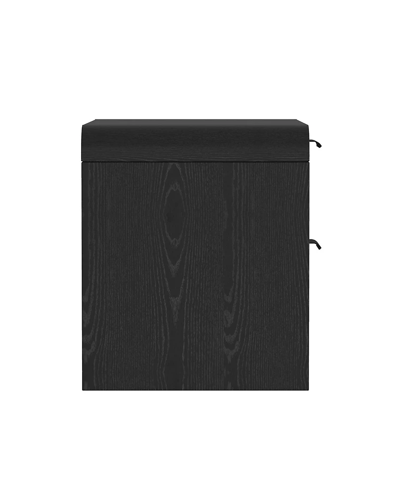 Manhattan Comfort Grace 2-Piece 28" 2-Drawer Nightstands