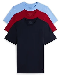Tommy Hilfiger Men's Cotton Short-Sleeve Crewneck Undershirt, 3-Pack Set