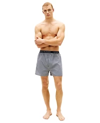 Tommy Hilfiger Men's Cotton Classics Woven Boxer Briefs, 3-Pack Set