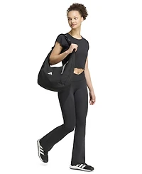adidas Women's 3-Stripes Studio All Me Flare X-Over Training Tights
