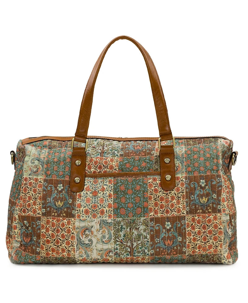 Patricia Nash Milano Extra-Large Weekender Duffel Satchel Handbag