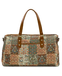 Patricia Nash Milano Extra-Large Weekender Duffel Satchel Handbag