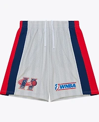 Mitchell & Ness Men's Silver Houston Comets 1997 Court Origins Swingman Shorts