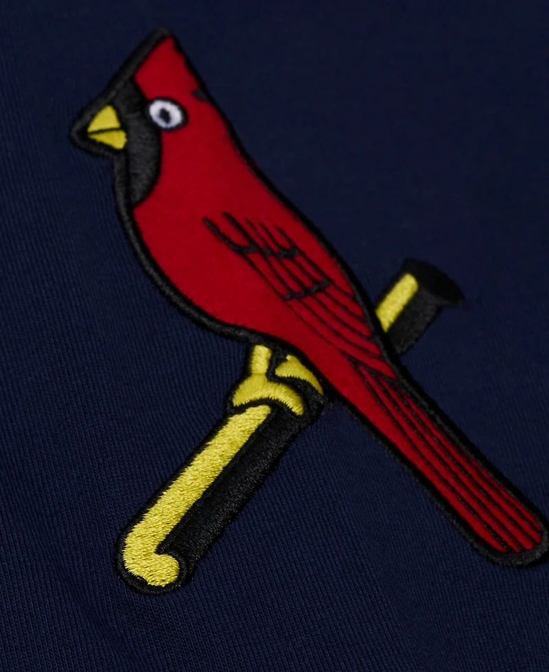 Mitchell & Ness Men's Navy St. Louis Cardinals Wild Pitch Ringer T-Shirt