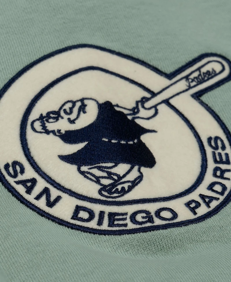 Mitchell & Ness Men's Green San Diego Padres Yacht Rock Fleece Sweatshirt