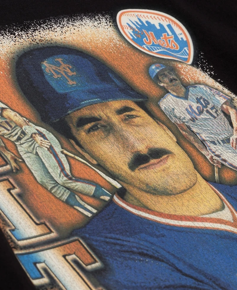 Mitchell & Ness Men's Keith Hernandez Black New York Mets Icon Legendary T-Shirt