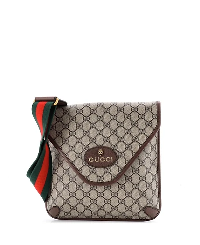 Pre-Owned Gucci Medium Neo Vintage Envelope Messenger Gg Coated Canvas