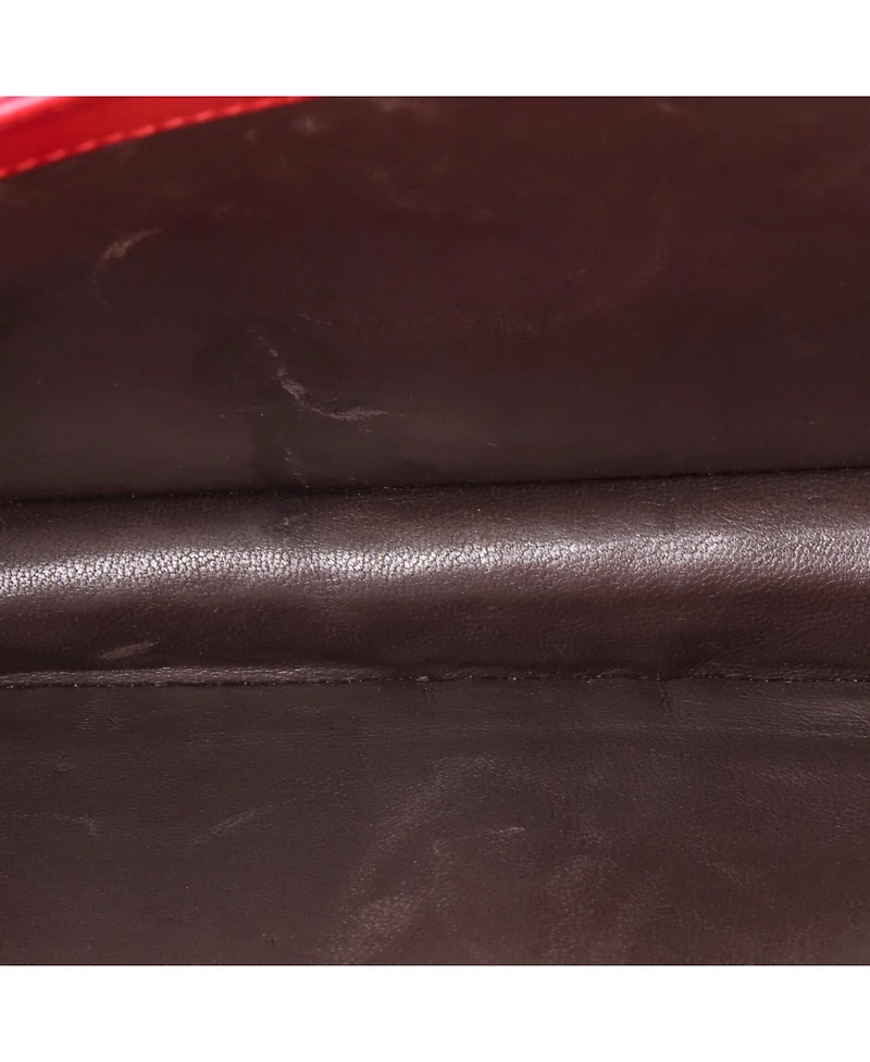 Pre-Owned Gucci Medium Interlocking Shoulder Bag Patent