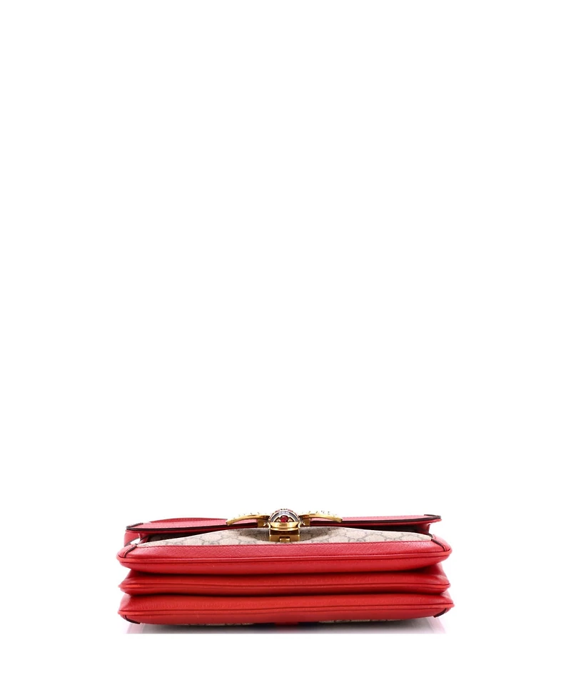 Pre-Owned Gucci Medium Queen Margaret Shoulder Bag Gg Coated Canvas