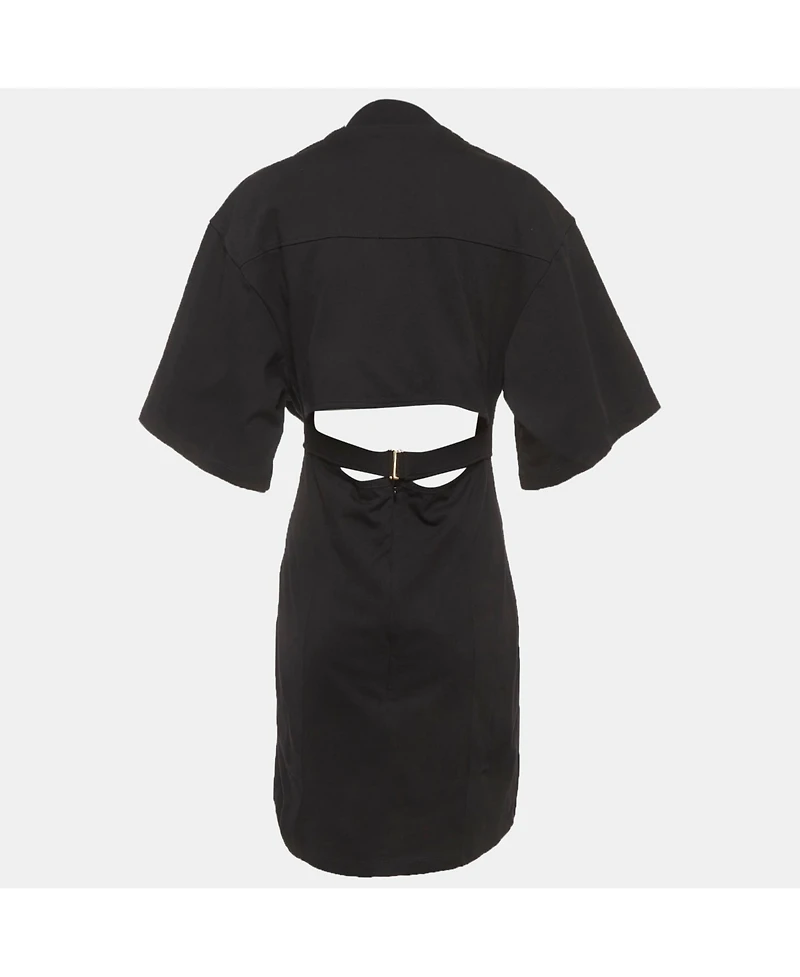 Pre-Owned Jacquemus Women's Cotton Twisted The Bahia T-Shirt Dress