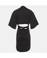 Pre-Owned Jacquemus Women's Cotton Twisted The Bahia T-Shirt Dress